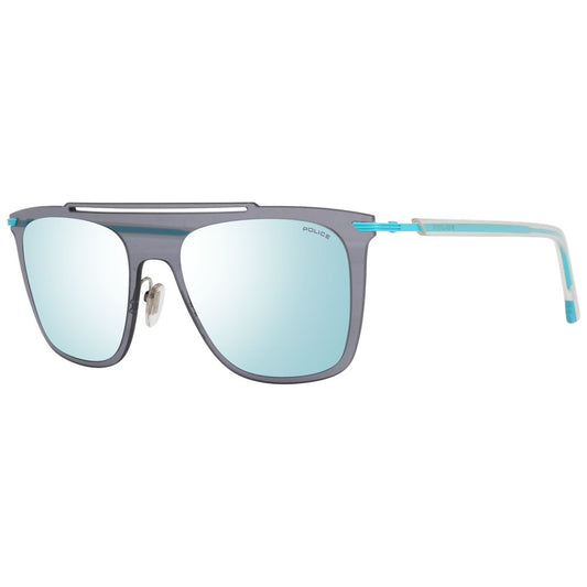 Blue Metal & Plastic Sunglasses