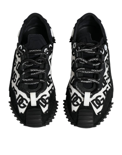 Black Logo Lace Up Low Top NS1 Sneakers Shoes