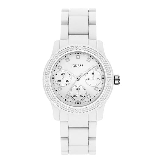 White Rubber Dress Watch