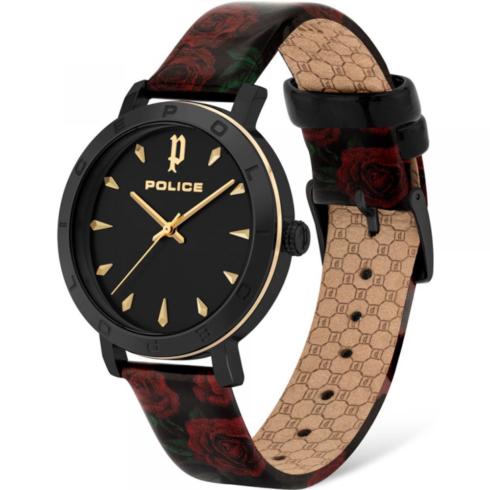 Red Stainless Steel Dress Watch