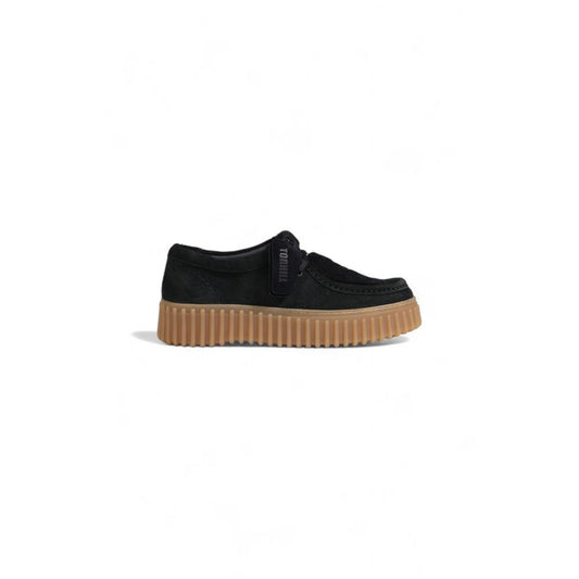 Black Sponge Platform Pumps