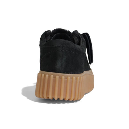 Black Sponge Platform Pumps