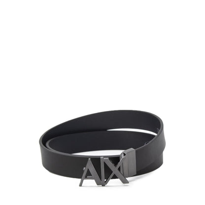 Black Leather Regular Belt