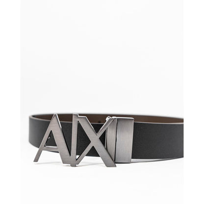 Black Leather Regular Belt