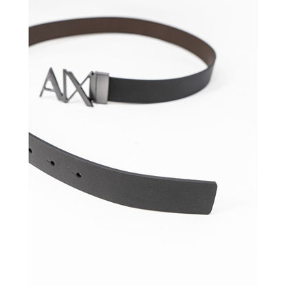 Black Leather Regular Belt