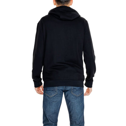 Black Cotton Hoodie