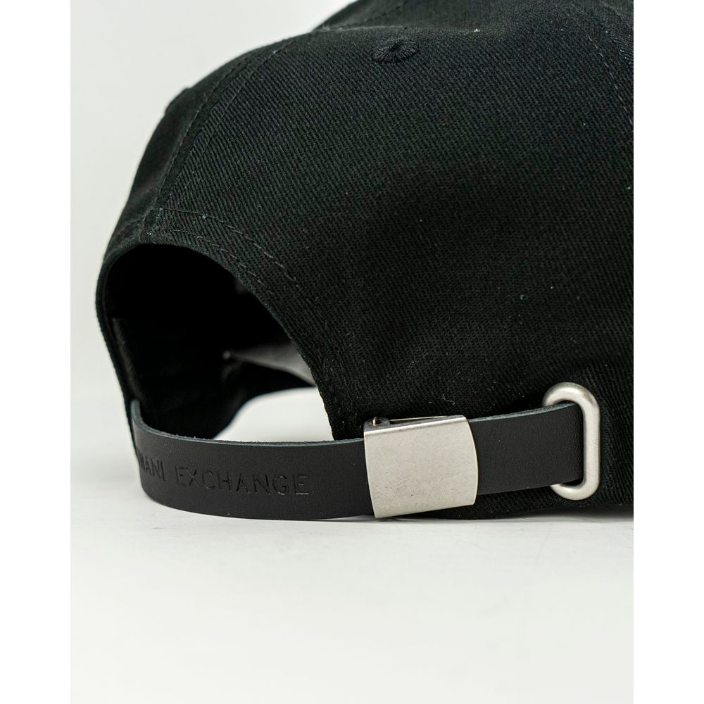Black Cotton Cap (Baseball Hat)