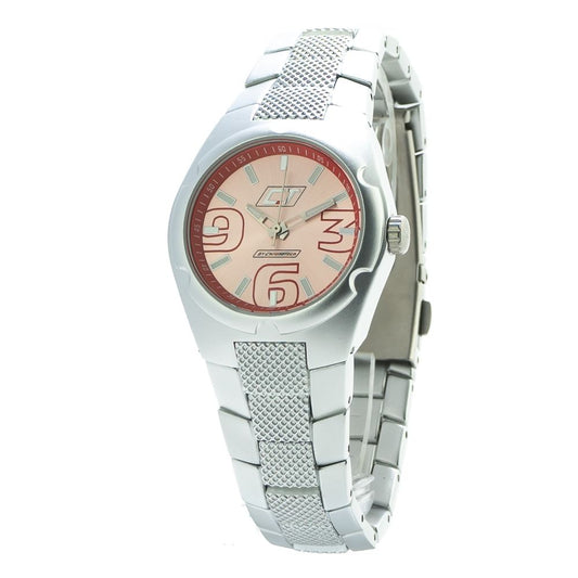 Silver Polycarbonate Dress Watch