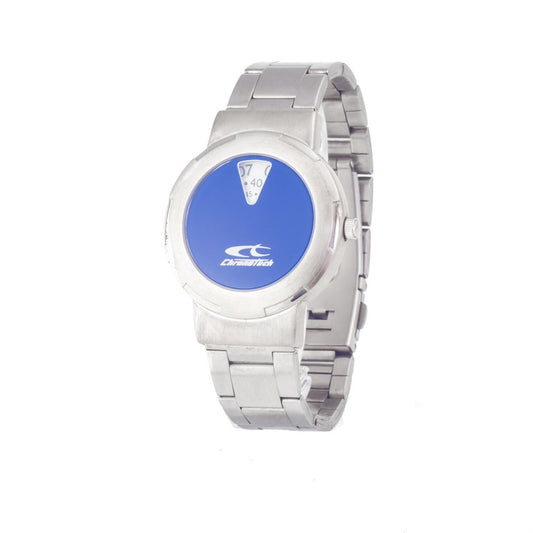 Gray Stainless Steel Dress Watch