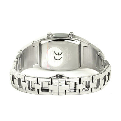 Silver Stainless Steel Digital Watch