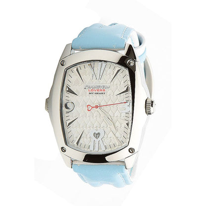 Blue Leather Dress Watch