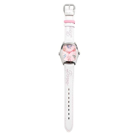 Multicolor Leather Dress Watch