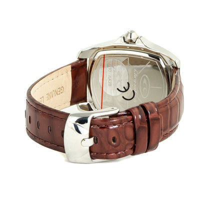 Brown Leather Dress Watch
