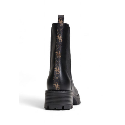 Black Polyethylene Ankle Boots