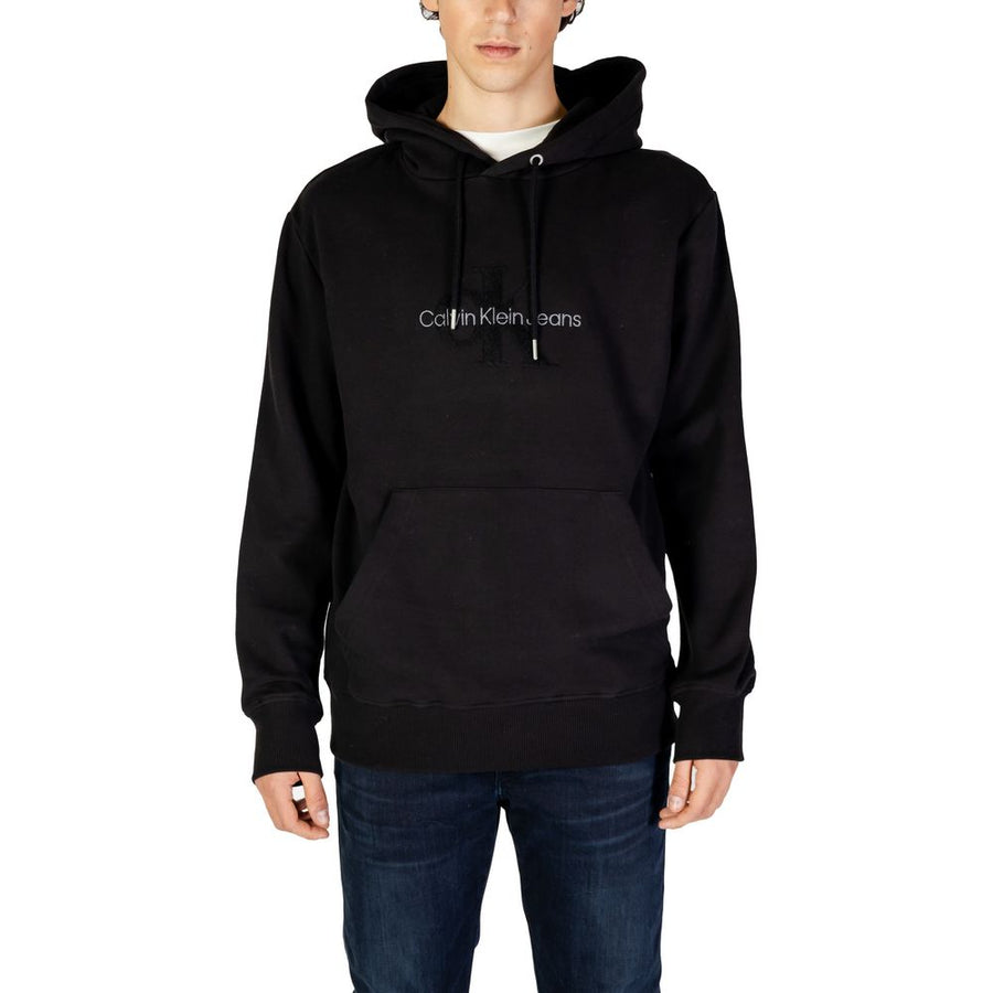 Black Cotton Hoodie