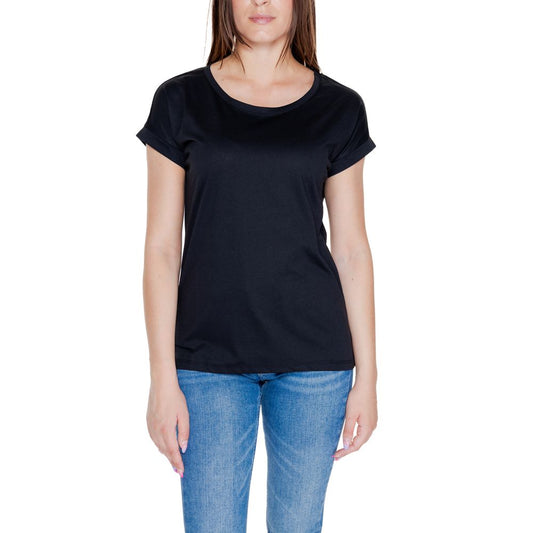 Black Cotton T-Shirt