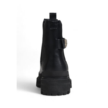 Black Polyethylene Ankle Boots