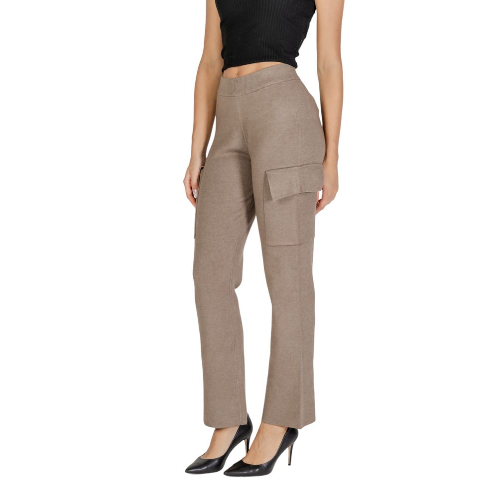 Beige Viscose Pant