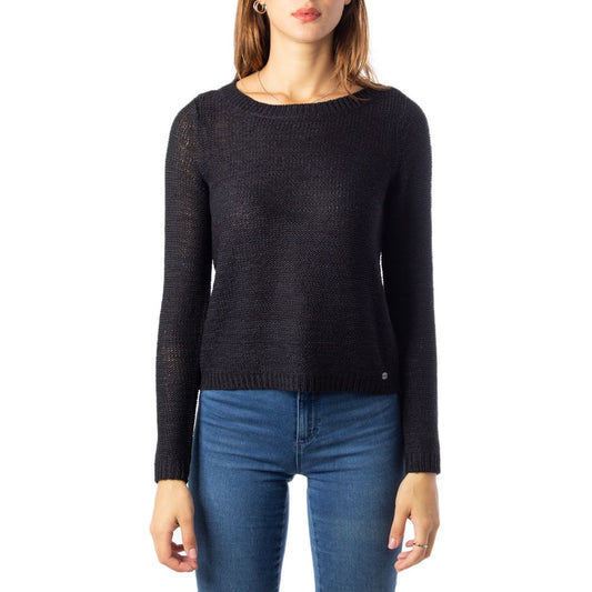 Black Marabou Sweatshirt