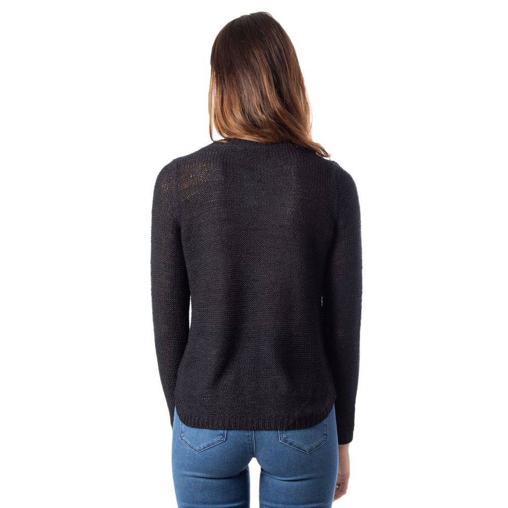 Black Marabou Sweatshirt