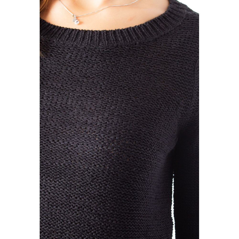Black Marabou Sweatshirt