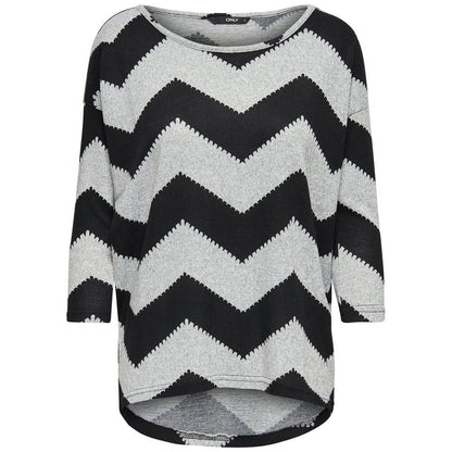Gray Polyester Pattern Shirt