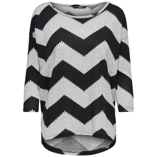 Gray Polyester Pattern Shirt