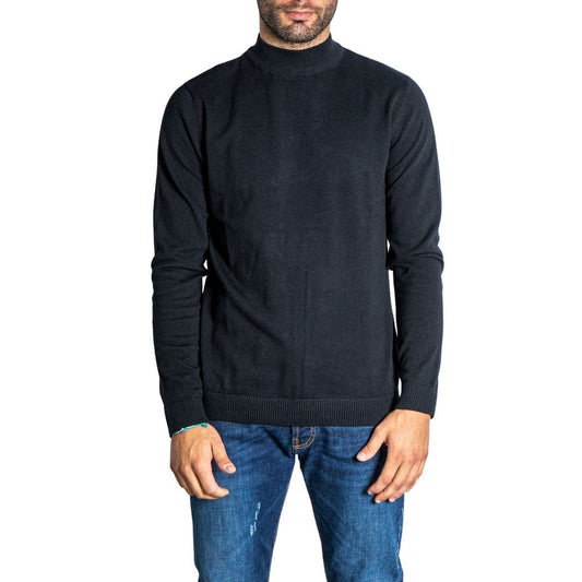 Black Cotton Sweatshirt