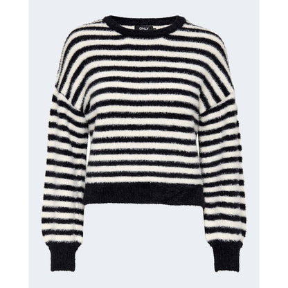 Black And White Marabou Sweatshirt