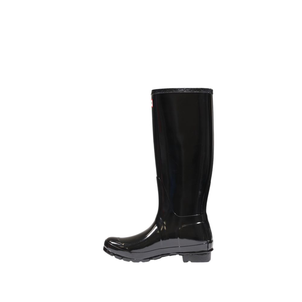 Black Recycled Polyester Ankle Boots