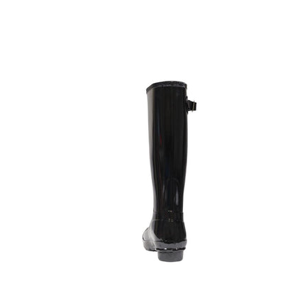 Black Recycled Polyester Ankle Boots