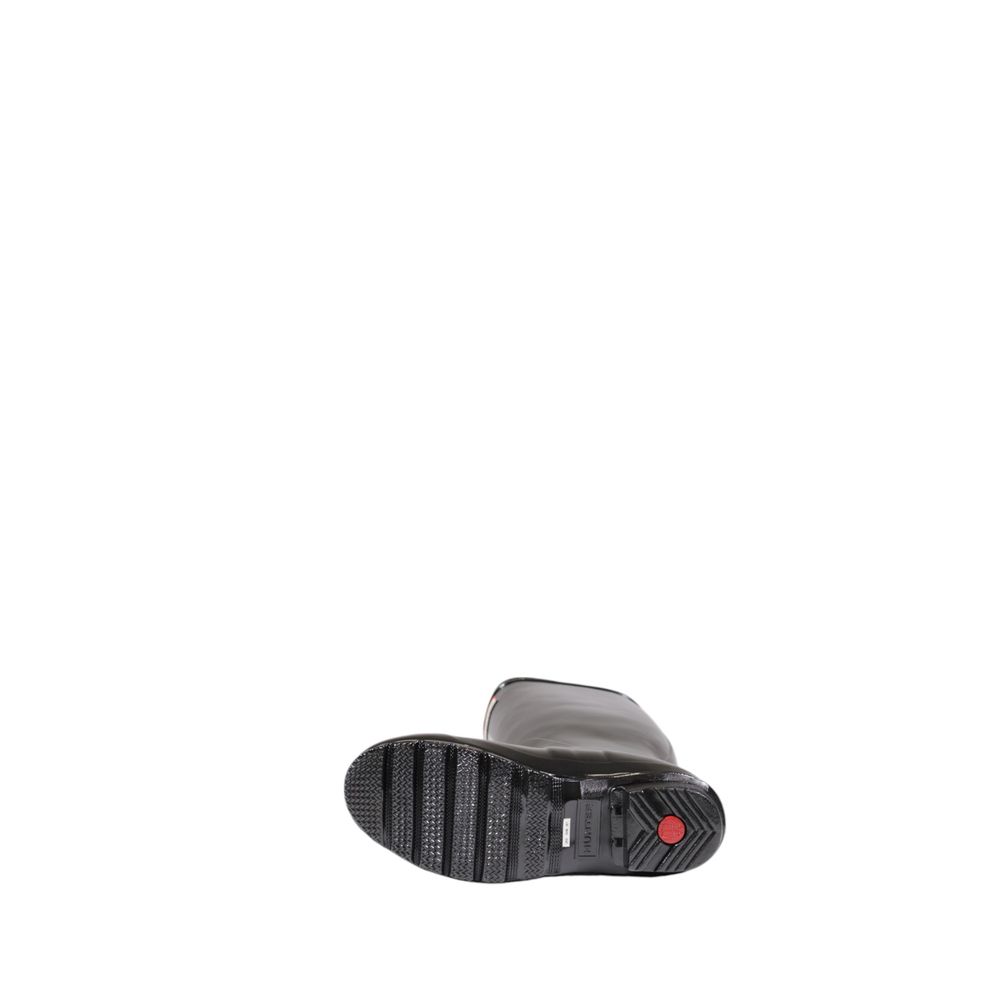 Black Recycled Polyester Ankle Boots