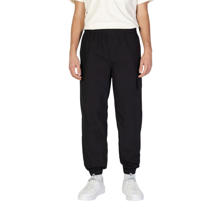 Black Cotton Joggers (Workout Pants)