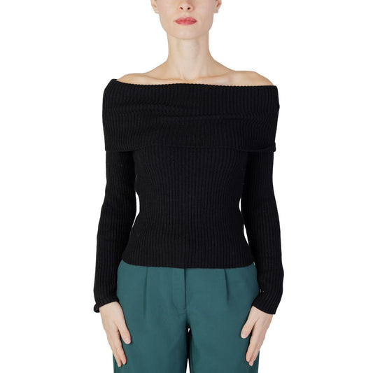 Black Viscose Sweatshirt