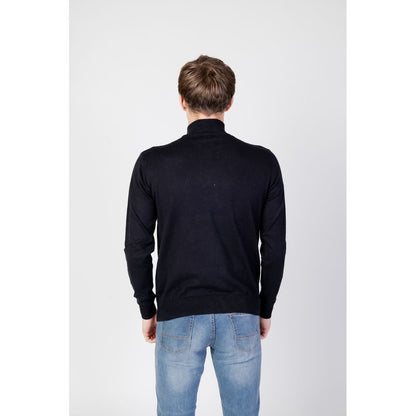 Black Cotton Sweatshirt