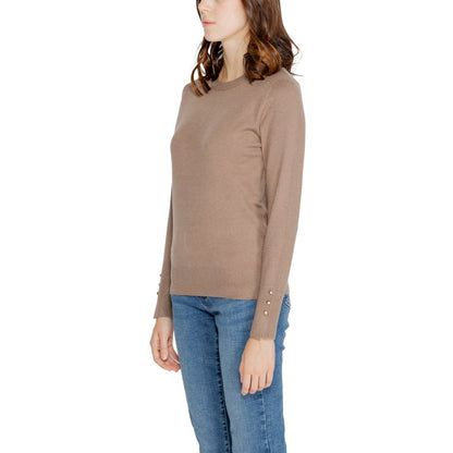Beige Viscose Sweatshirt