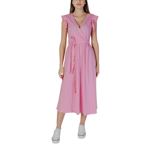 Multicolor Cotton Long Dress