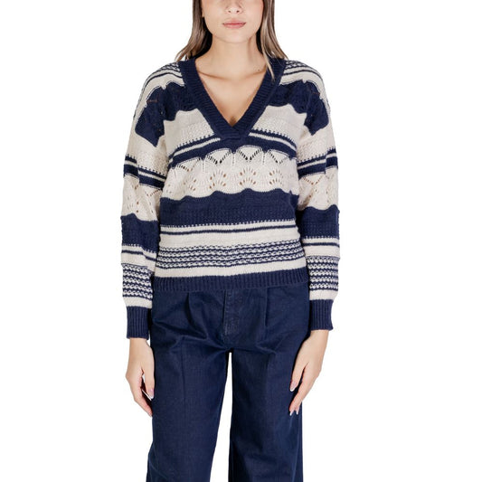 Blue Recycled Polyester Sweatshirt