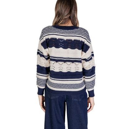 Blue Recycled Polyester Sweatshirt