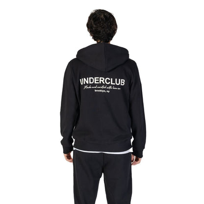 Black Cotton Hoodie