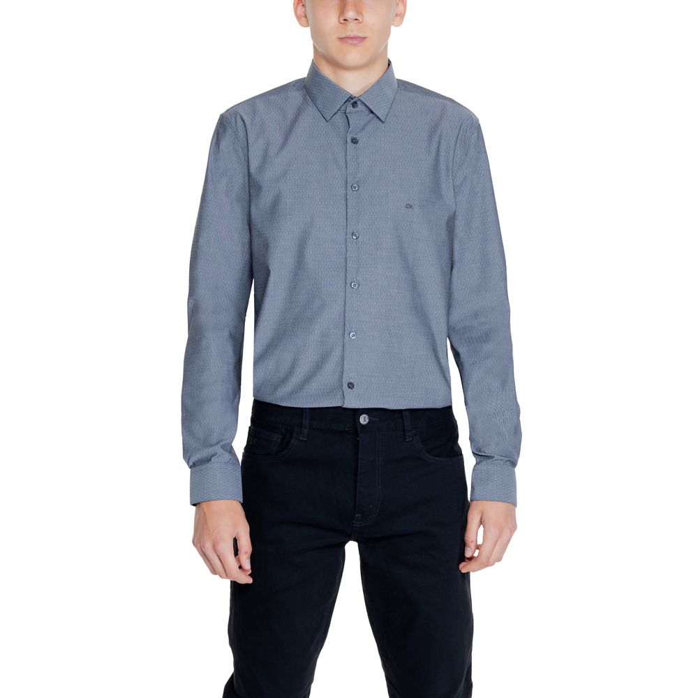 Black Cotton Dress Shirt