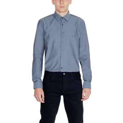 Black Cotton Dress Shirt