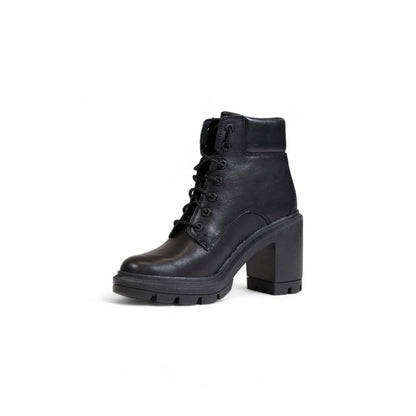 Black Recycled Leather Pumps