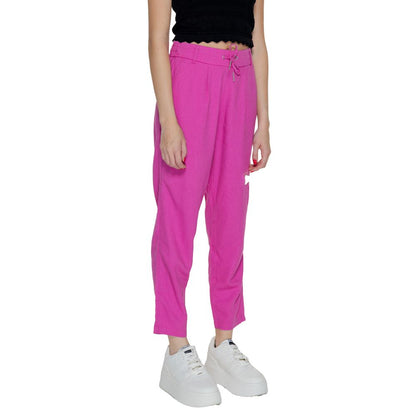 Multicolor Linen Casual Pants
