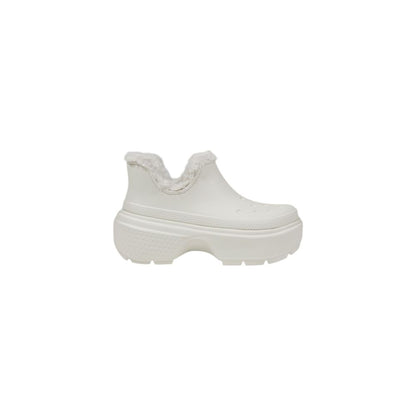 White Croslite Ankle Boots