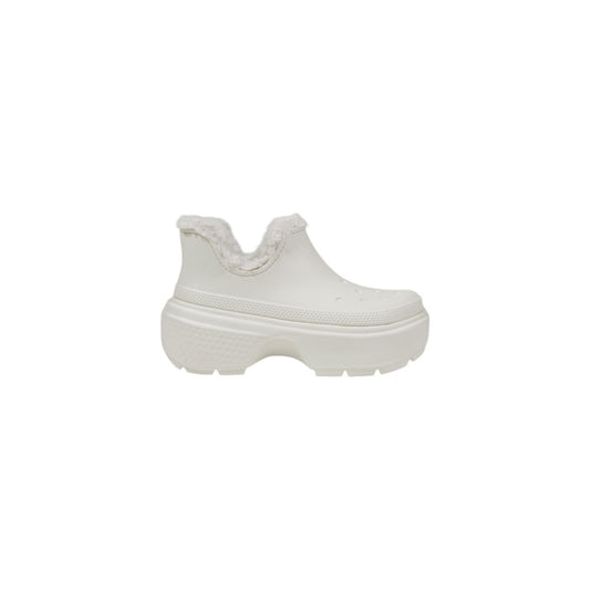 White Croslite Ankle Boots