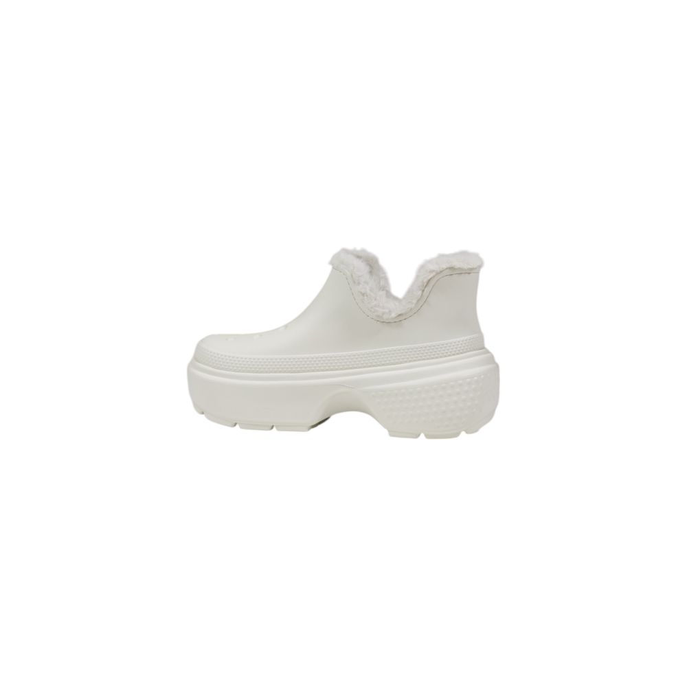 White Croslite Ankle Boots