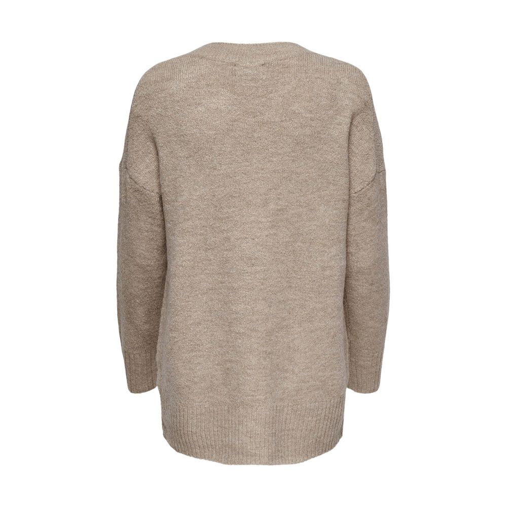 Beige Marabou Sweatshirt
