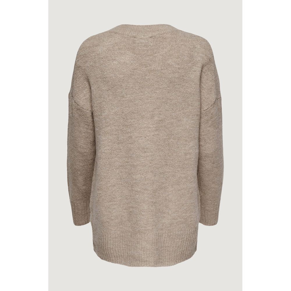Beige Marabou Sweatshirt