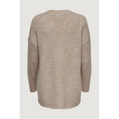 Beige Marabou Sweatshirt